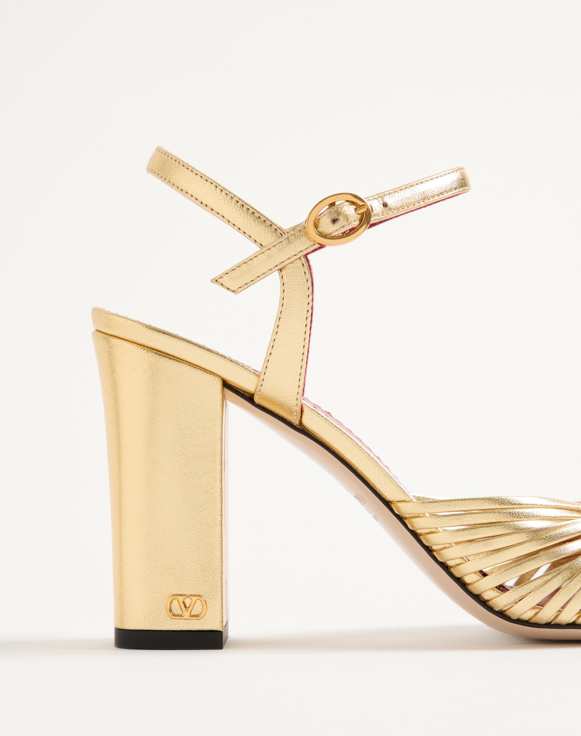Annet Laminated Nappa Sandal 90mm