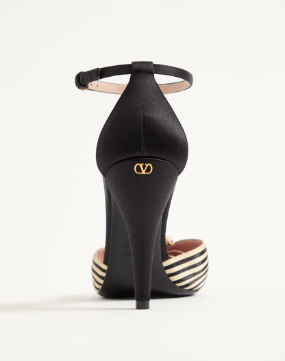 Annine Pump In Satin 100mm