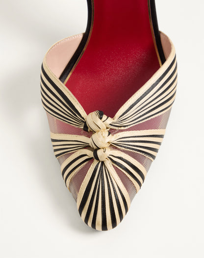 Annine Pump In Satin 100mm