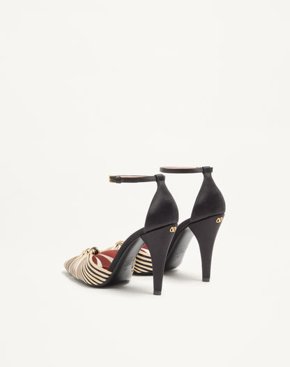 Annine Pump In Satin 100mm