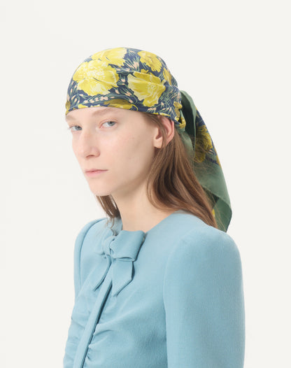 Après L'hiver Poppies Silk Scarf
