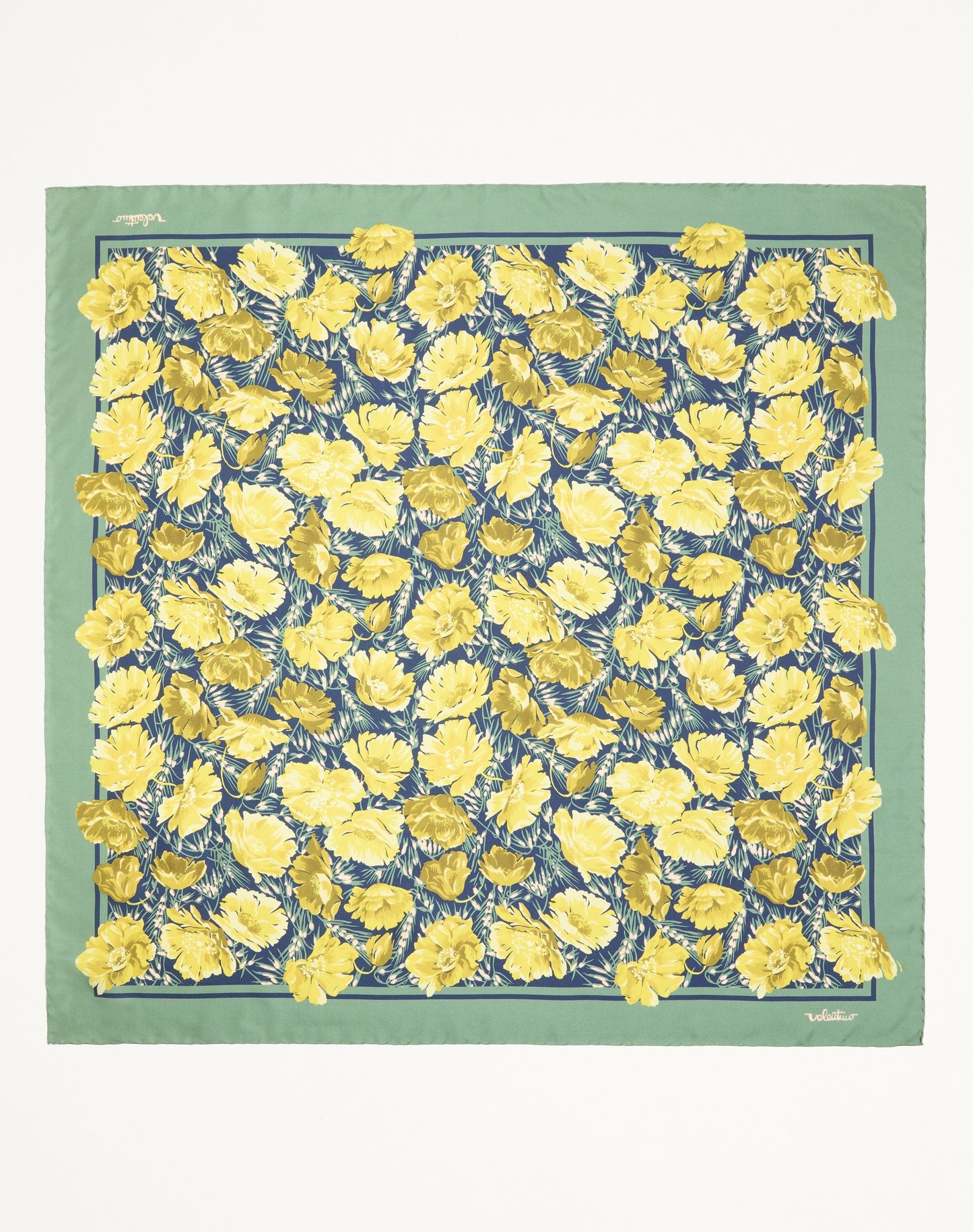 Après L'hiver Poppies Silk Scarf