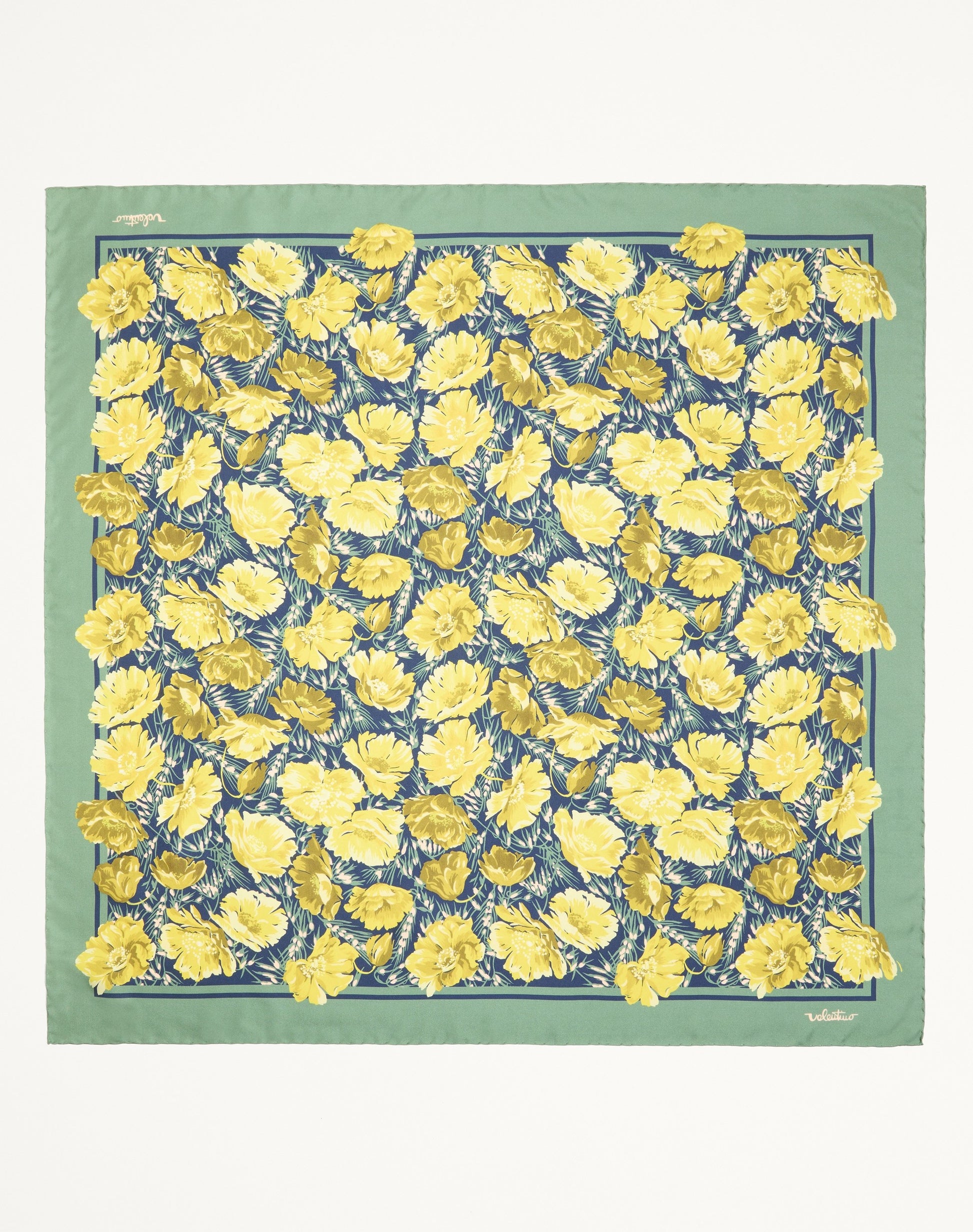 Après L'hiver Poppies Silk Scarf