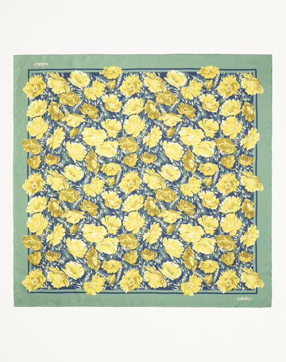 Après L'hiver Poppies Silk Scarf