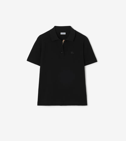 Cotton Polo Shirt in Posy pink