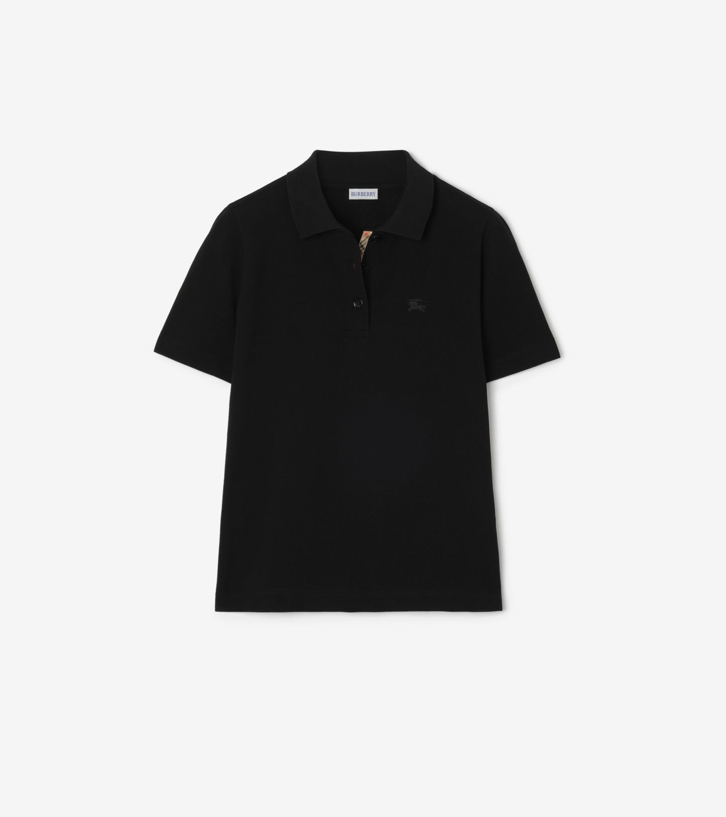 Cotton Polo Shirt in Chalk white