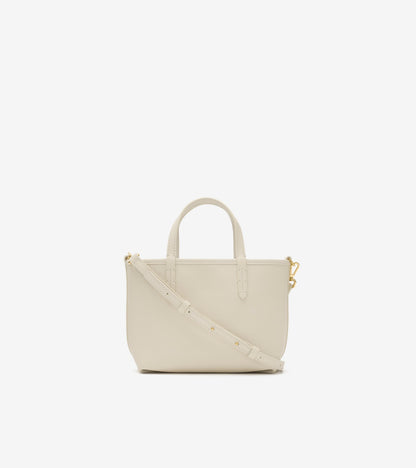 Mini Reversible Bloomsbury Tote in Soap beige/light beige
