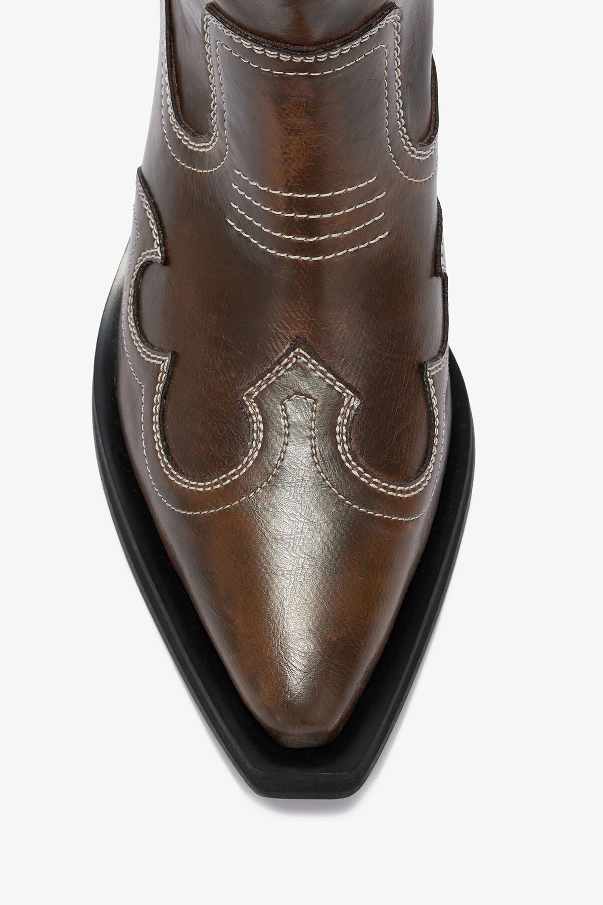 Low Shaft Embroidered Western Boots