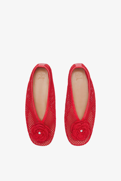 Jenny Ballerina in Red Mesh