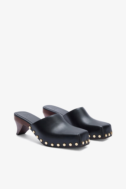June Sabot Mule in Black