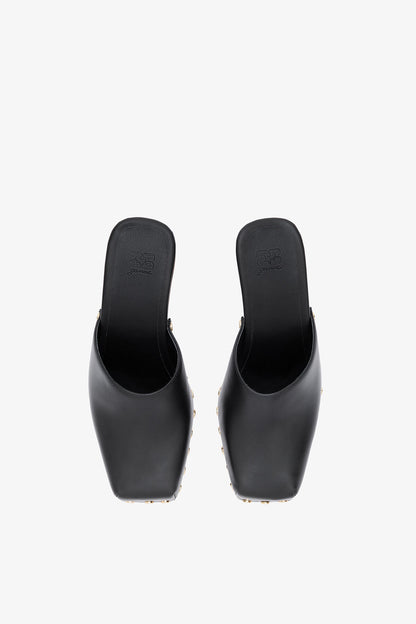 June Sabot Mule in Black