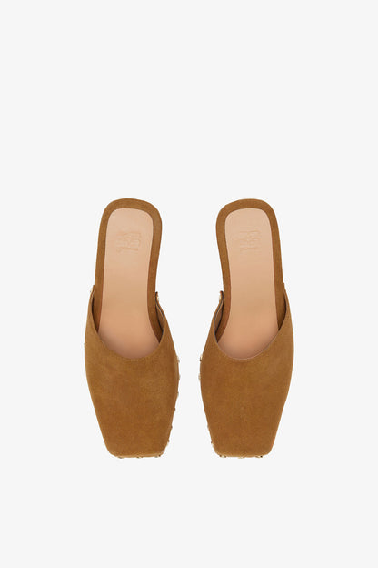 June Sabot Mule in Brown
