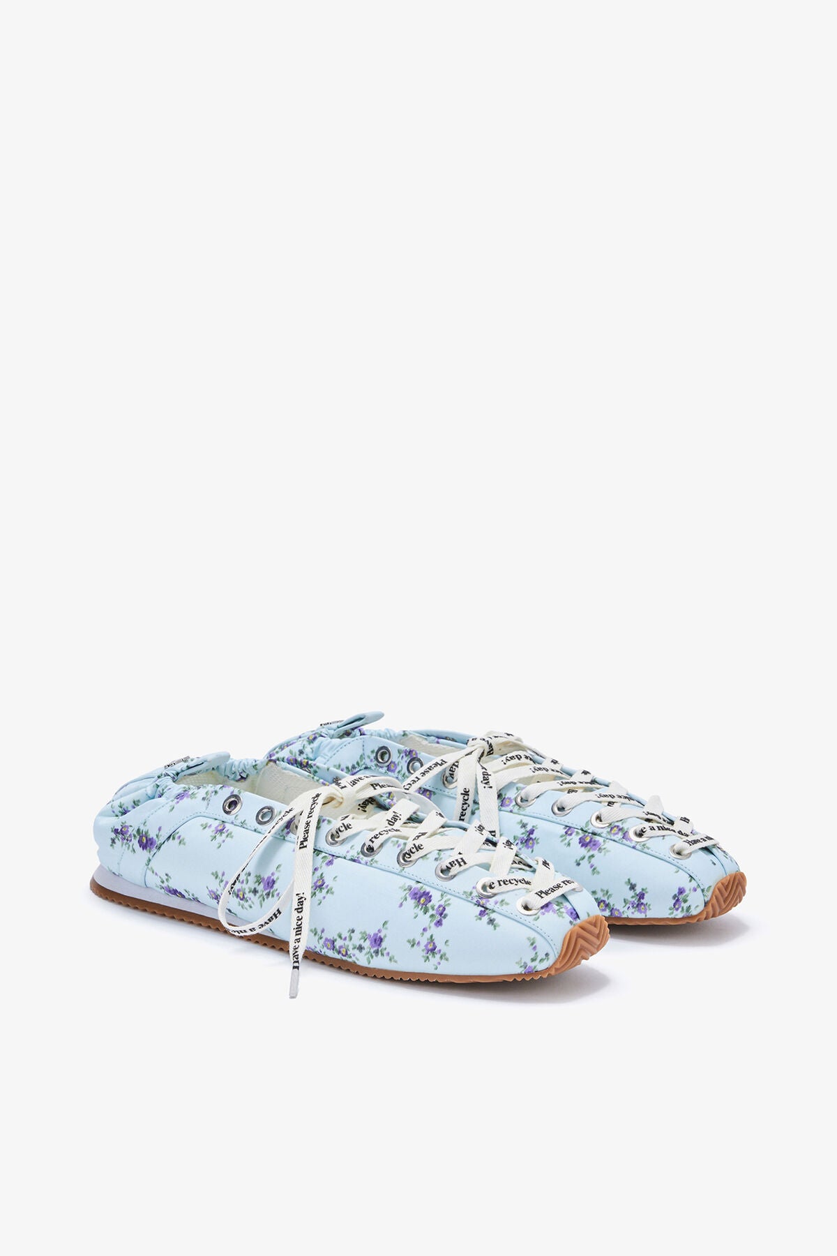 Sporty Ballerina in Blue Nylon