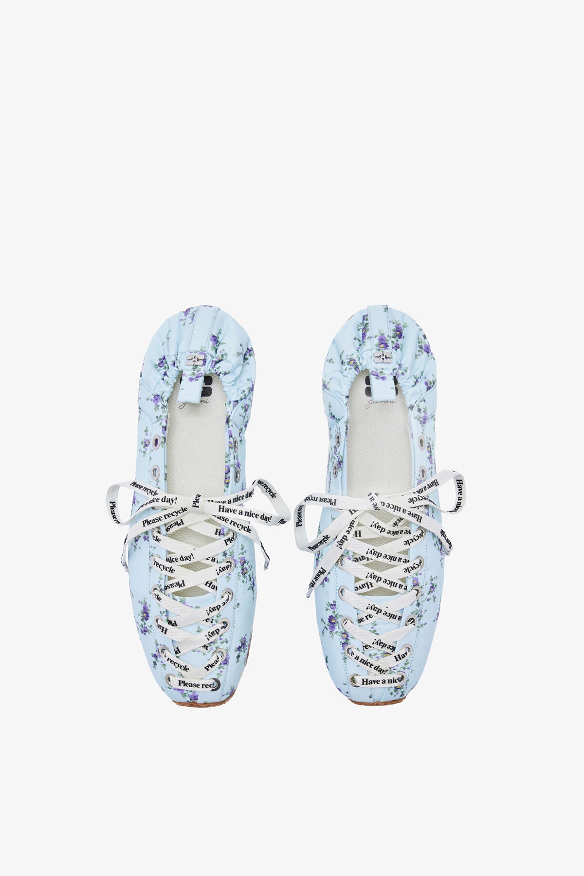 Sporty Ballerina in Blue Nylon