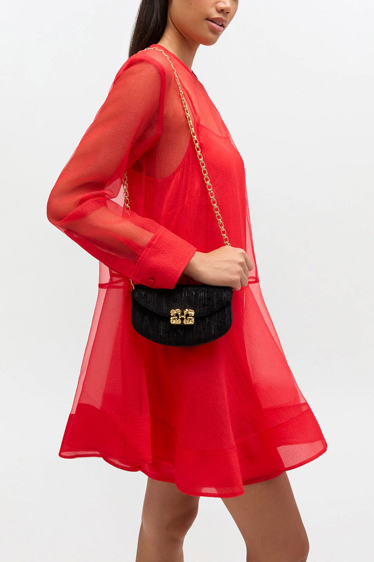Lulu Wallet On Chain in Velvet Moire