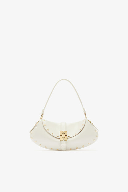 B-Kat Bag Studs in White