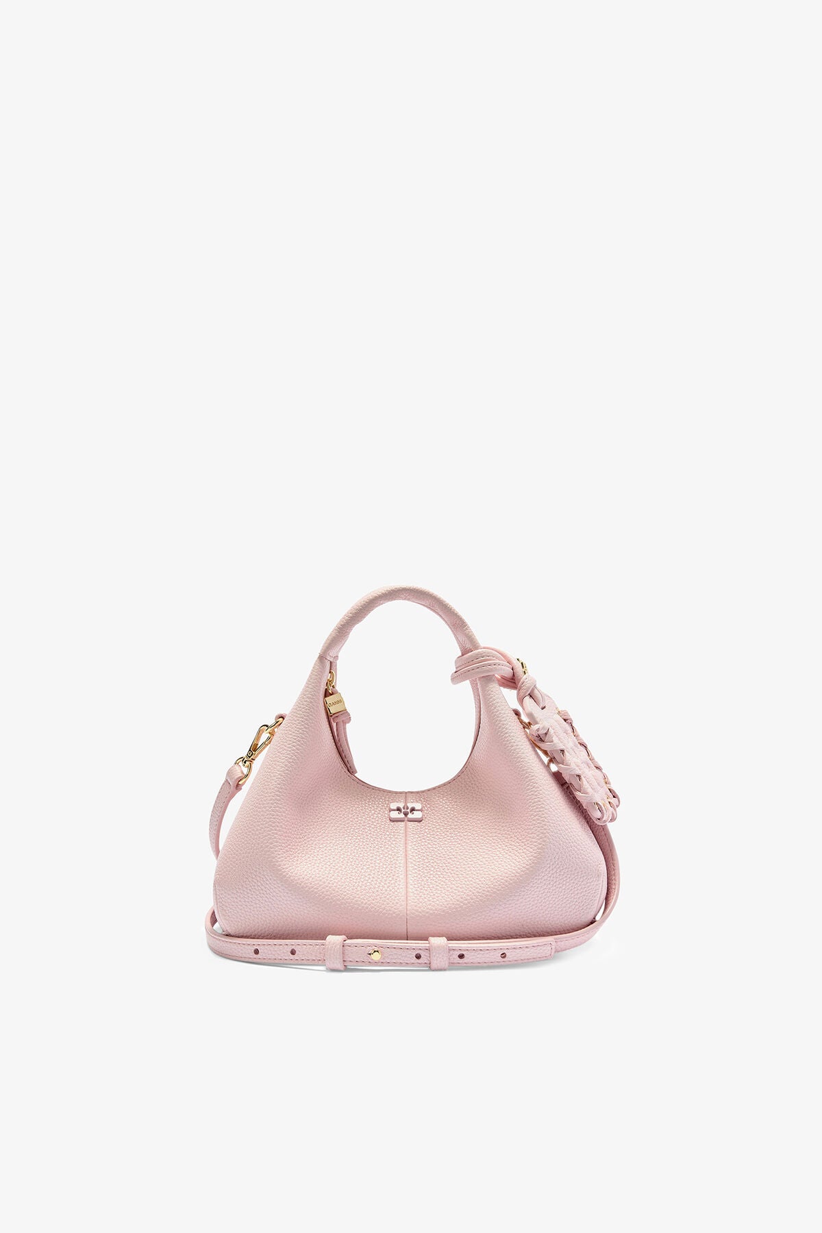 Grained Mini Hobo Bag