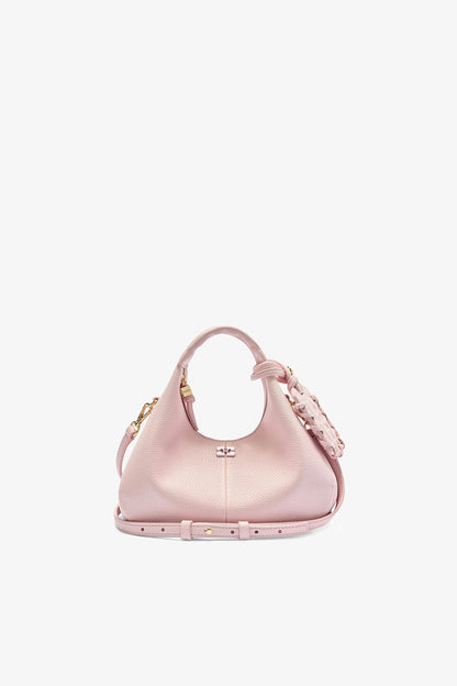 Grained Mini Hobo Bag