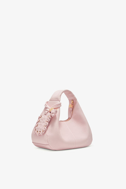 Grained Mini Hobo Bag