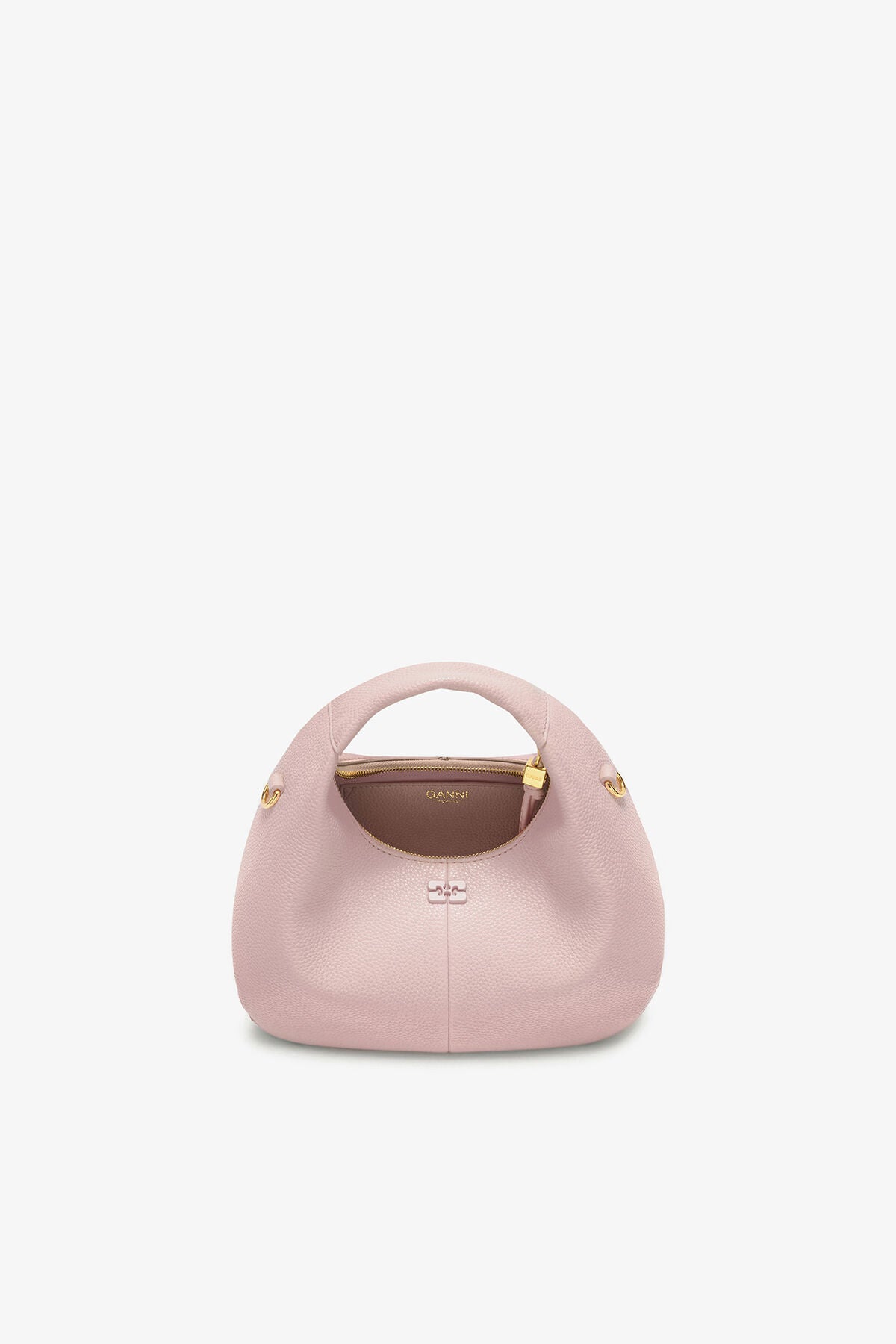 Grained Mini Hobo Bag