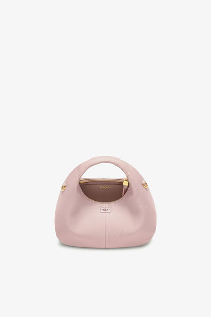 Grained Mini Hobo Bag