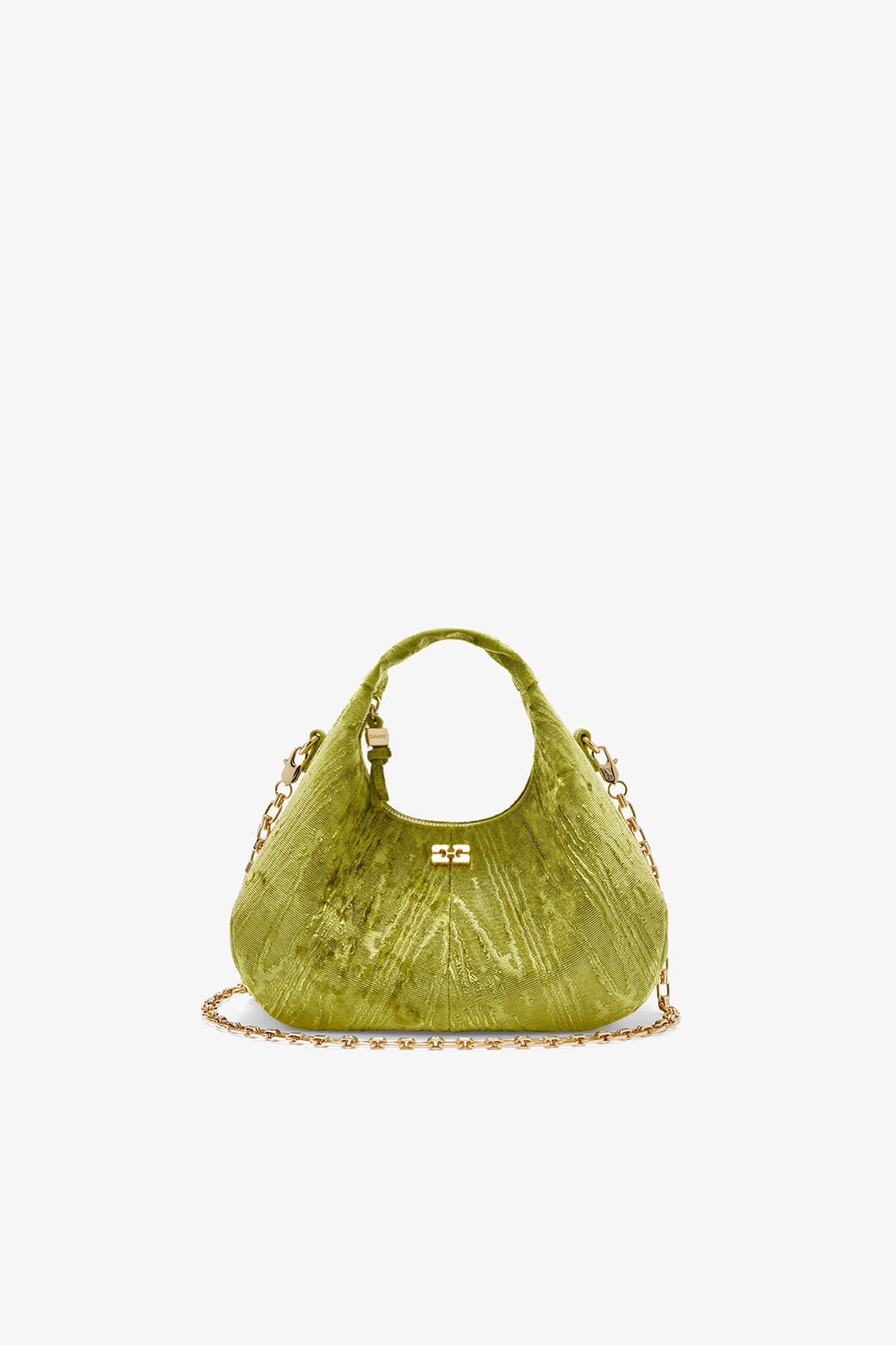Velvet Moire Mini Hobo Bag