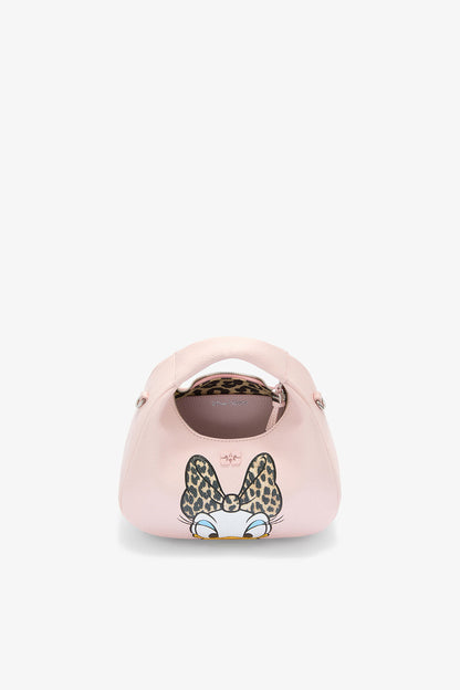 Daisy Duck Mini Hobo Bag in Pink