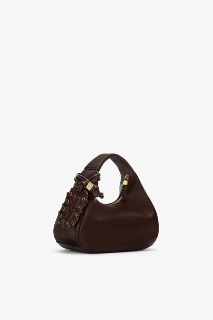 Daisy Duck Mini Hobo Bag in Brown
