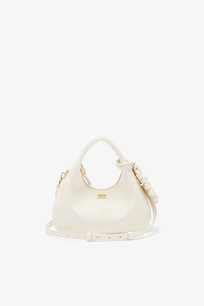 Mini Hobo Bag in White
