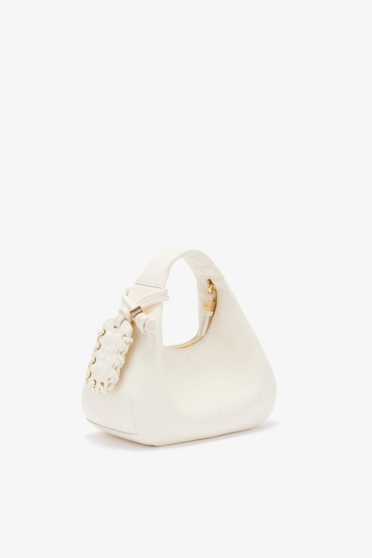 Mini Hobo Bag in White