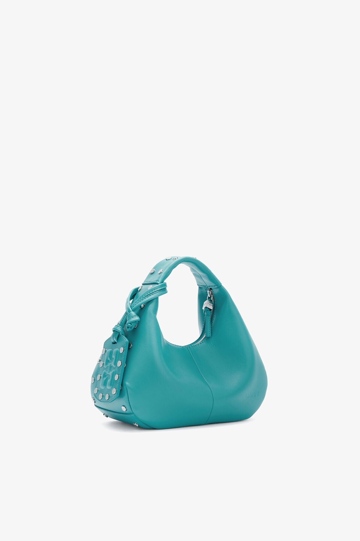 Mini Hobo Bag Studs in Blue