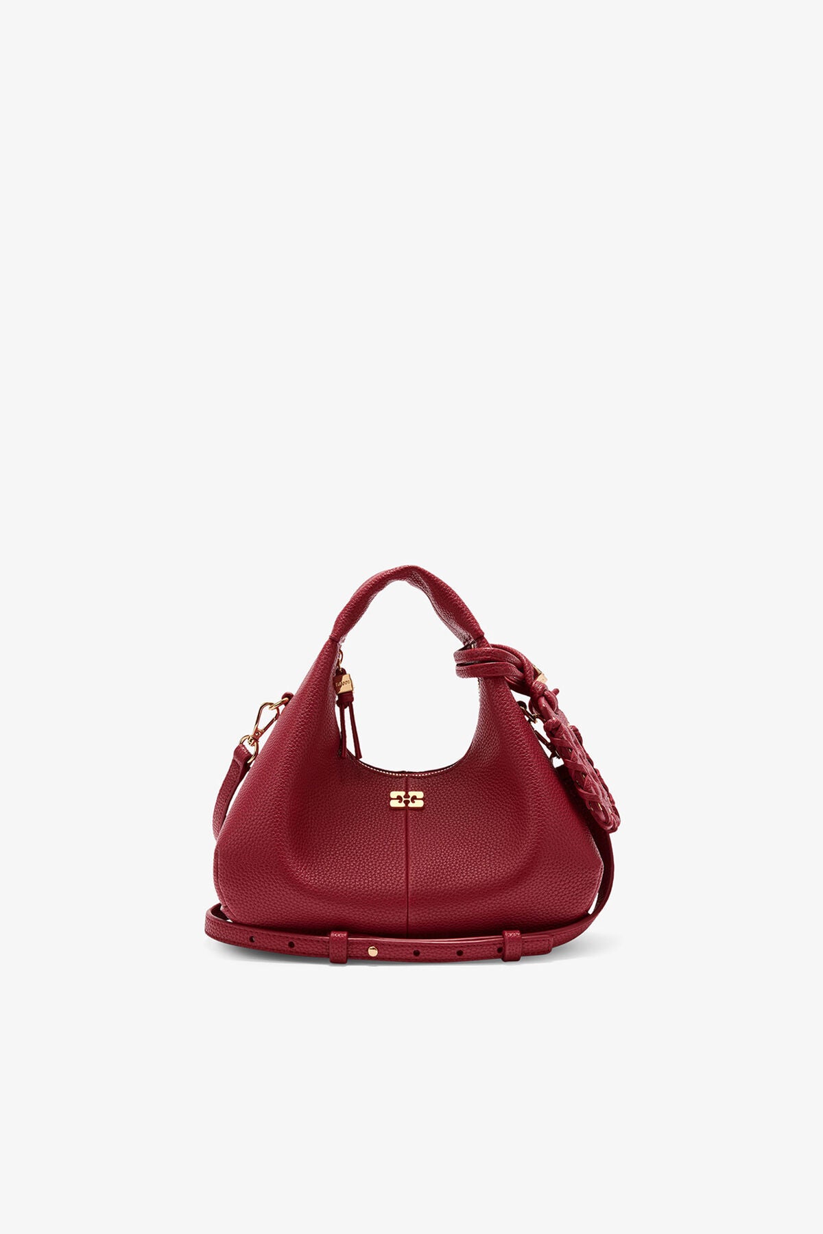 Grained Mini Hobo Bag