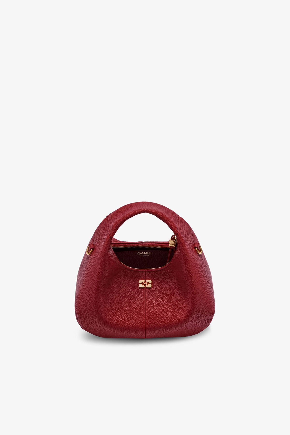 Grained Mini Hobo Bag
