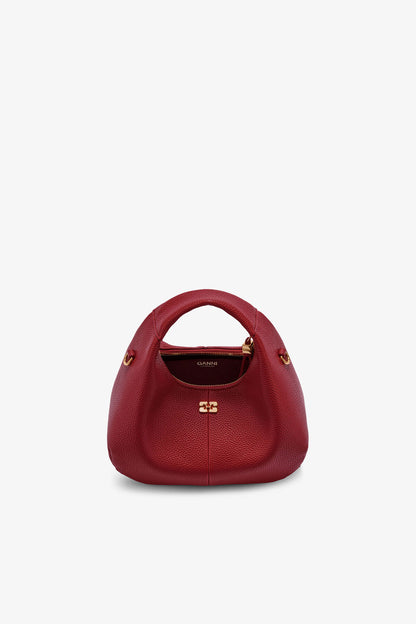 Grained Mini Hobo Bag