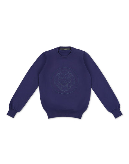 Pullover Round Neck LS Lion