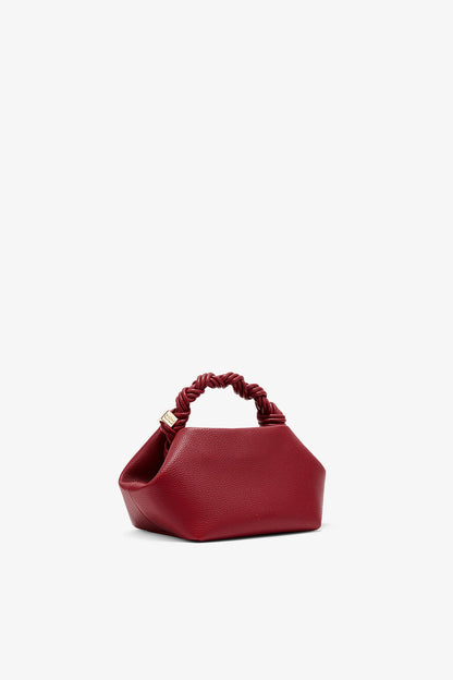 Red Grained Small Bou Bag