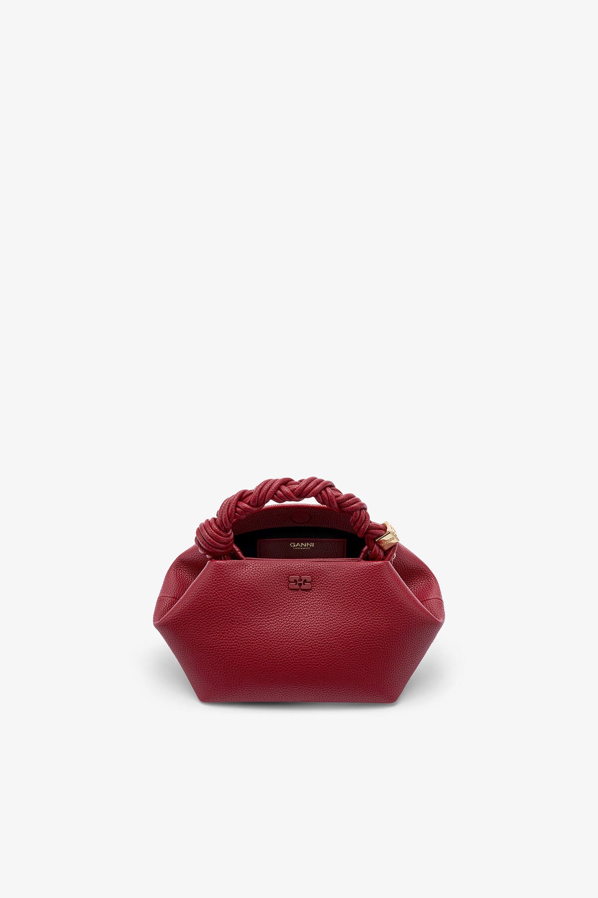 Red Grained Small Bou Bag