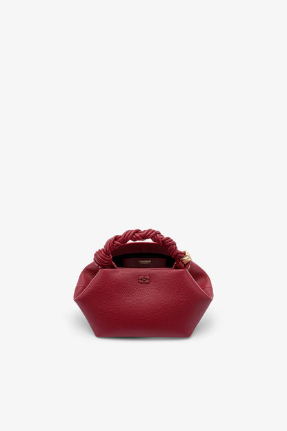 Red Grained Small Bou Bag