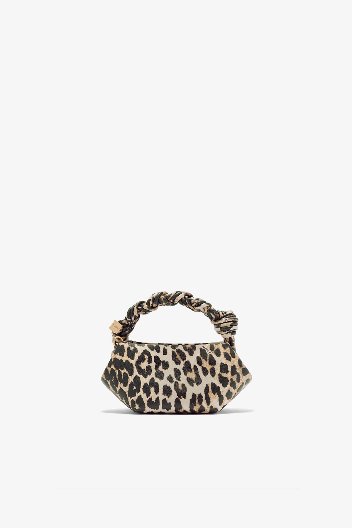 Leopard Grained Mini Bou Bag
