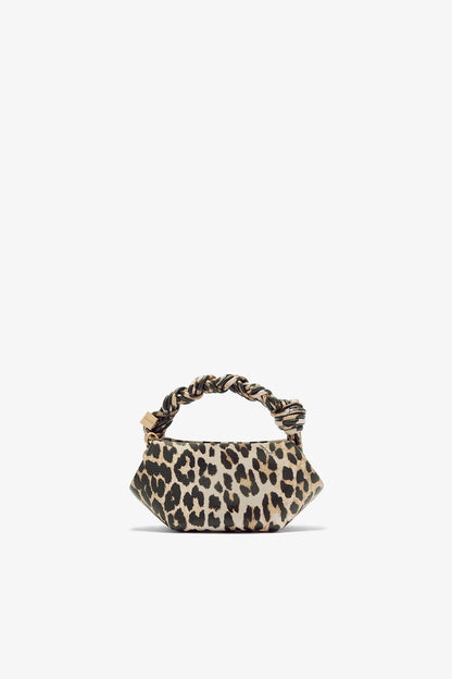 Leopard Grained Mini Bou Bag