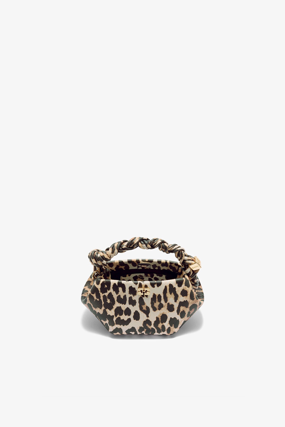 Leopard Grained Mini Bou Bag