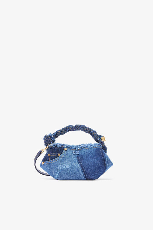 Mini Bou Bag in Blue Denim