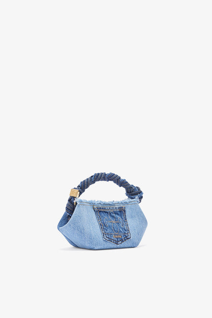 Mini Bou Bag in Blue Denim