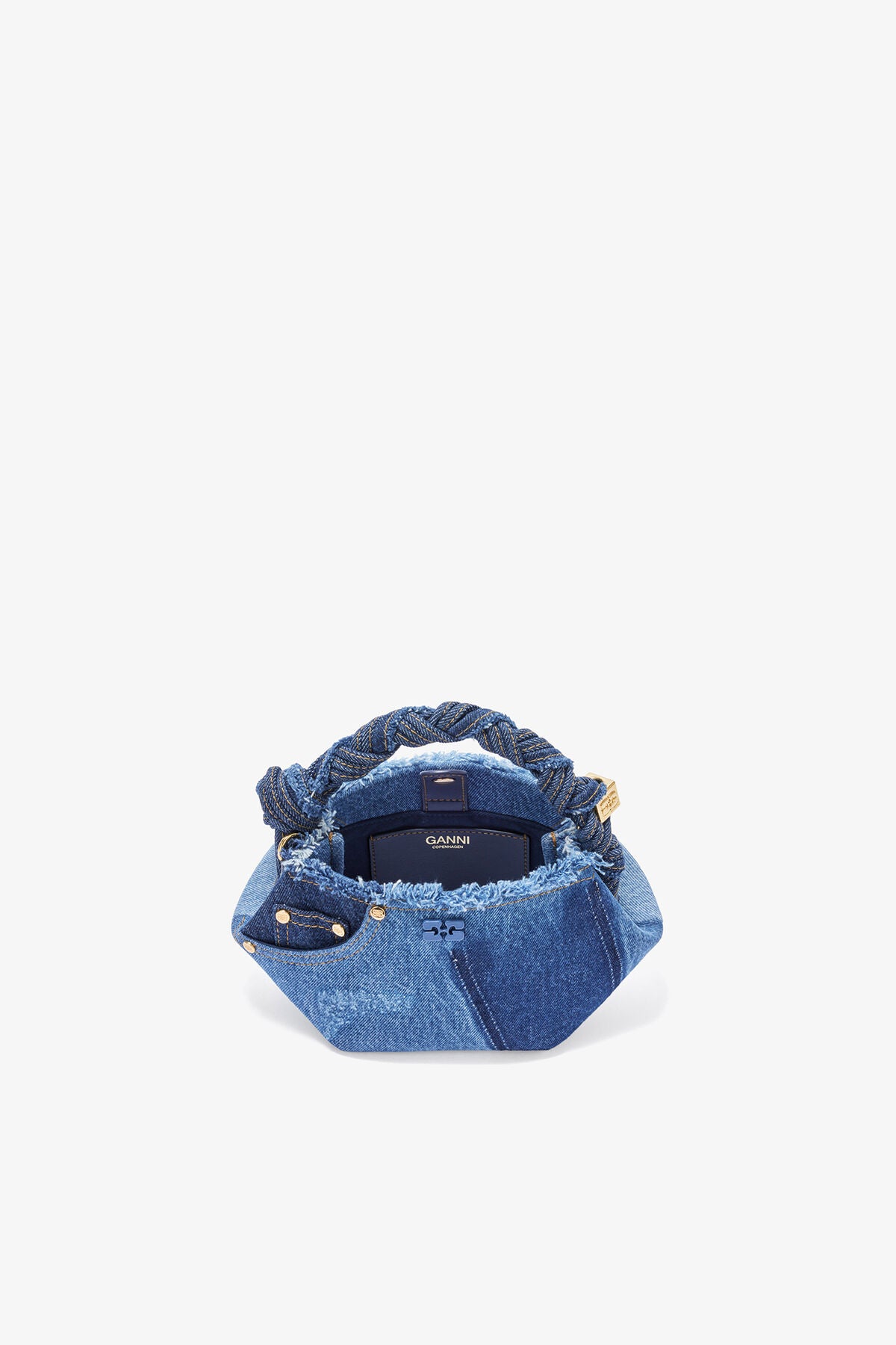 Mini Bou Bag in Blue Denim