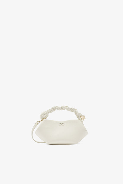 Mini Bou Bag in Grained White
