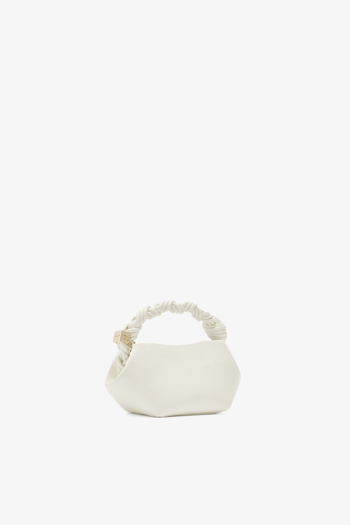 Mini Bou Bag in Grained White