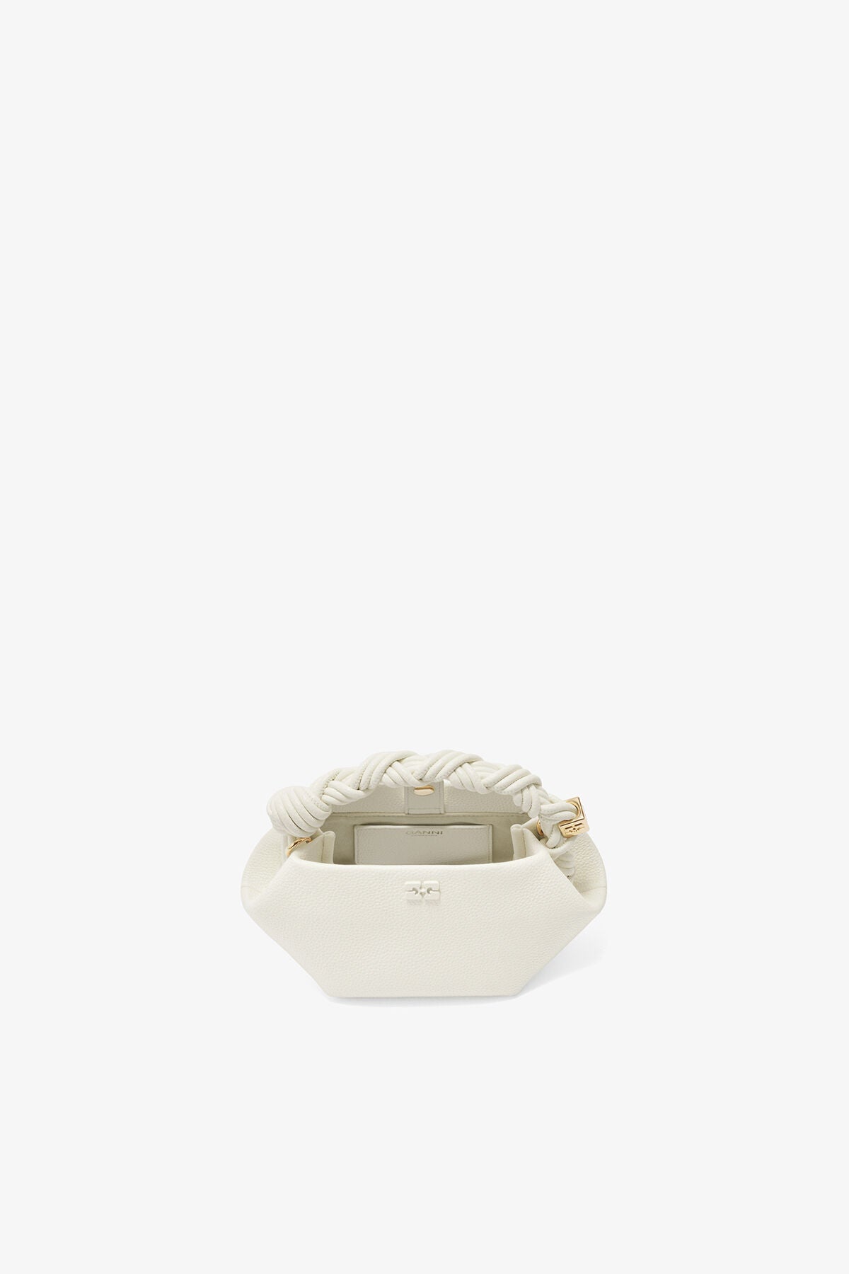 Mini Bou Bag in Grained White