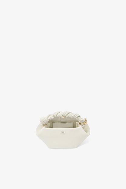 Mini Bou Bag in Grained White