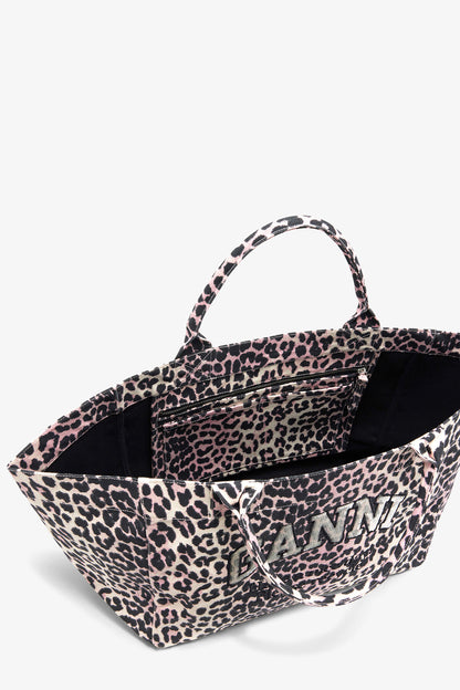 Leopard Sequin XXL Tote