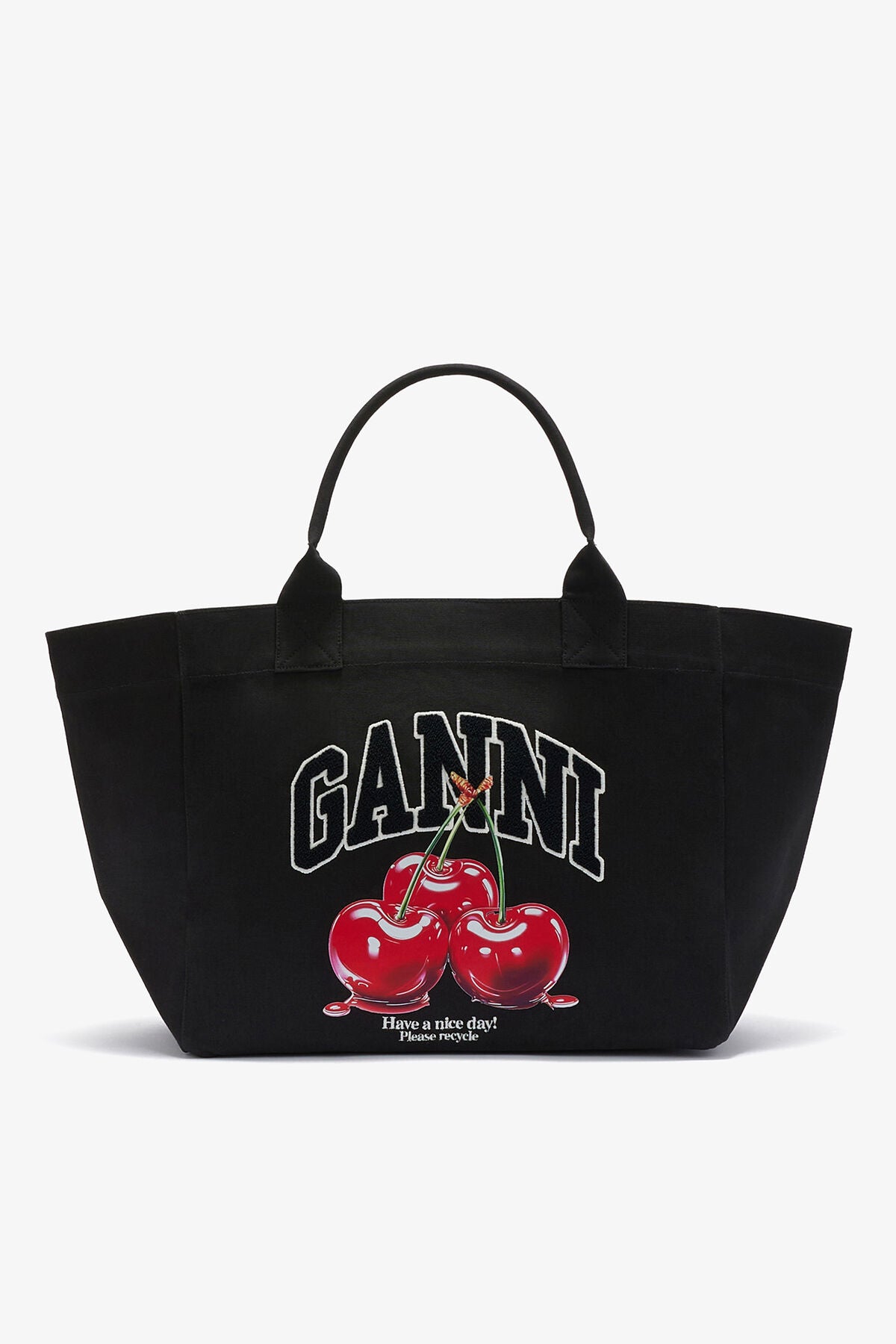 Black XXL Cherry Tote